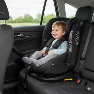 Автокресло CARRELLO Asteroid i-Size CRL-17001 40-150см, 360&deg;, ISOFIX Space Black CRL-17001-1 фото