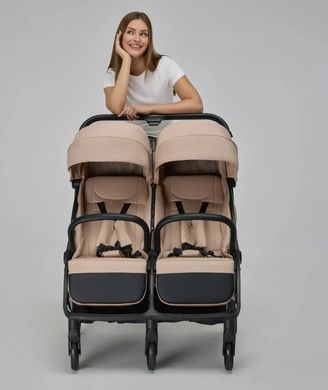 Прогулочная коляска для двойни Adamex Alto beige 682083 фото