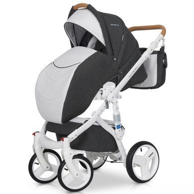 Коляска универсальная Riko Brano lux 2 в 1 anthracite R-BrL 06 фото