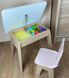 Супер детский столик Отличный подарок для девочки! Стол с ящиком и стульчик для учебы, рисования, игры