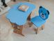 Стол и стульчик ребенку 2-7лет для рисования и учебы Colors 3