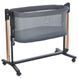 Приставная кровать-укачивающий центр\манеж 3 в 1 El Camino ME1125 NOA Dark Gray