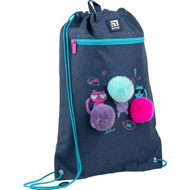Сумка для взуття з кишенею Kite Education Wow Cats K22-601M-11 K22-601M-11 фото