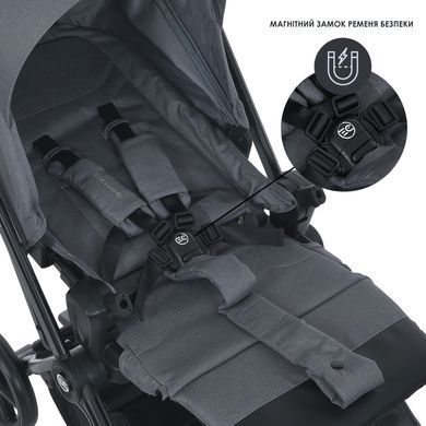 Прогулянковий візок з поворотним блоком EL CAMINO SPIN 360&deg; Black