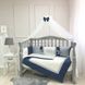 Комплект в кроватку Маленька Соня (MSonya) Royal синий 2838 фото