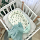 Кокон для новорожденного M.Sonya Baby Design Перо мята 3049 фото