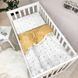 Детский Комплект в кроватку Маленька Соня (MSonya) 3-эл M.Sonya Shine Короны золото 3295 фото