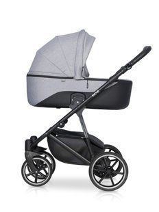 Детская коляска 2 в 1 Riko Side модель 2020 года Grey Fox R-Sd 06 фото