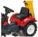 Дитячий трактор на педалях з причепом, переднім і заднім ковшами Falk 2051CN RANCH (колір - червоний) 2051CN фото 3