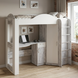Кровать чердак со столом и шкафом Орбита-1 White Light Gray Орбита 5 фото
