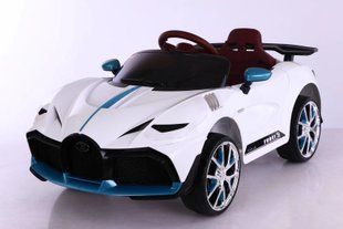 Детский электро-мобиль T-7658 EVA WHITE легковой на Bluetooth 2.4G Р / В 2 * 6V4AH мотор 2 * 15W с MP3 112 * 60 * 45 91241 фото
