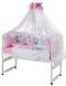 Детская постель Babyroom Bortiki Print-08 pink owl 624745 фото 1