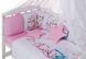 Детская постель Babyroom Bortiki Print-08 pink owl 624745 фото 2