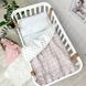 Детский Комплект в кроватку Маленька Соня (MSonya) 3-эл M.Sonya Shine розовый зигзаг 2908 фото