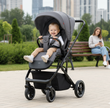 Прогулочная коляска Carrello Alfa CRL-5508 BF 2026 с блоком лицом к маме Graphite Grey  1004832 фото