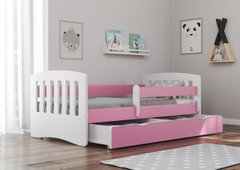 Ліжко 180 х 80 Kocot Kids Classic 1 рожева з ящиком Польща 2030800 фото