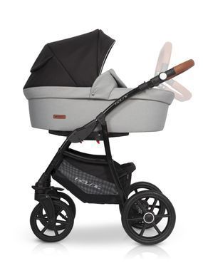 Коляска универсальная Riko Basic 2 в 1 grey fox R-Basic 02 фото