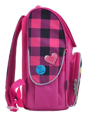 Рюкзак школьный каркасный 1Вересня H-11 Barbie red 555156 фото
