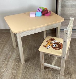 Стол и стульчик для ребенка 2-7 лет + ящик Colors 1 5441-4044 фото