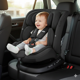 Автокресло El Camino i-RISE ME 1207 Black, i-Size 40-150 см, 360&deg;, Isofix ME 1207 Black фото
