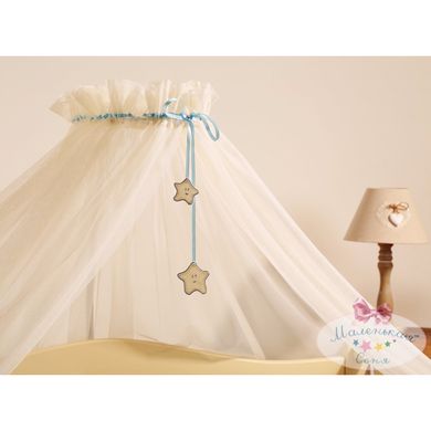 Балдахін на дитяче ліжечко M.Sonya Tiny Love блакитний 3101 фото