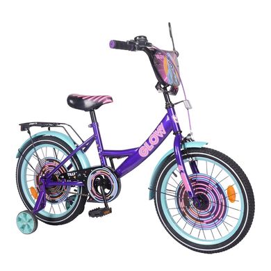 Велосипед TILLY Glow 18 "T-218213/1 purple + azure 88196 фото