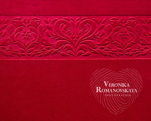 Свадебная фотокнига серии VIP велюр 30Х30 на 60 стр. Pозовый RV17 фото