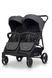 Прогулочная коляска для двойни и погодок Euro-Cart Doblo 2026 до 22 кг (ширина 74 см) Iron 20135 фото 2