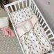 Детский Комплект в кроватку Маленька Соня (MSonya) 3-эл M.Sonya Baby Mix Перо пудра 2884 фото