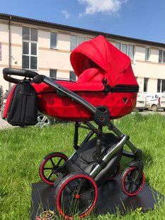 Детская универсальная коляска Junama 2 в 1 Diamond Red Sport JD-RS фото