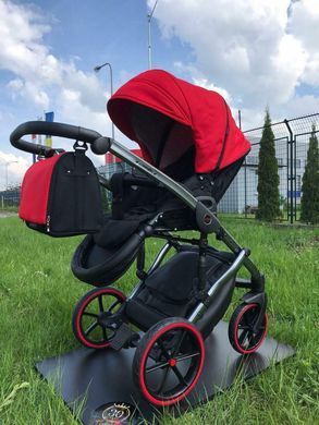 Дитяча універсальна коляска Junama 2 в 1 Diamond Red Sport JD-RS фото