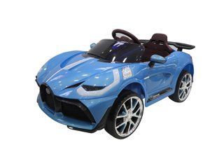 Детский электро-мобиль T-7658 EVA BLUE легковой на Bluetooth 2.4G Р / В 2 * 6V4AH мотор 2 * 15W с MP3 112 * 60 * 45 91242 фото