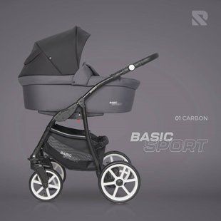 Коляска 2 в 1 Riko Basic Sport 01 Carbon Riko Basic Sport 01 Carbon фото