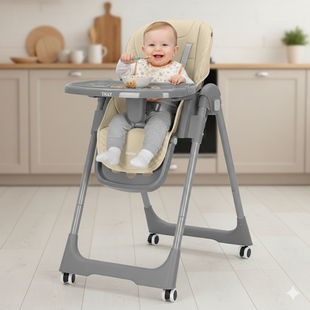 Стульчик для кормления TILLY Junior CRL-1412 Beige Junior T-671-2 фото
