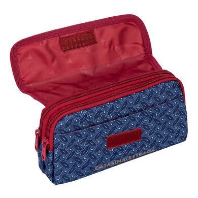 Пенал м`який YES PH-2-2 Catalina Estrada.Pattern, синій/фіолетовий 533009 фото