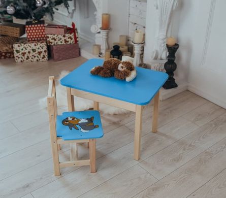 Стол и стульчик ребенку 2-7лет + ящик для рисования и учебы Colors
