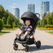 Коляска детская EL CAMINO ME 1127-G Black Leo 2025 ME 1127-G Black Leo фото