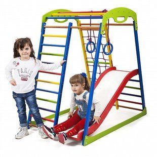 Ранній старт ранній розвиток спортивний комплекс для дому SportBaby SportWood Plus 1 &laquo;SportWood  Plus 1&raquo; фото