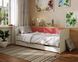Ліжко диван Valencia 190х80 для дітей та підлітків з ящиком велюр Coral VDV2 фото