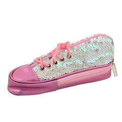 Пенал мягкий YES TP-24 ''Sneakers with sequins'' pink 532723 фото
