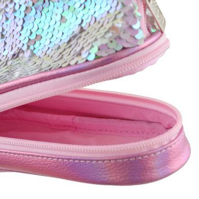 Пенал м'який YES TP-24 ''Sneakers with sequins'' pink 532723 фото