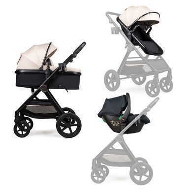 Дитяча коляска трансформер 2в1 Ninos Ventura Light Eco Beige  NVE2026LB фото