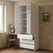 Шафа розпашна з шухлядами та штангой NC80-2 210х80 см Next Systems White / Graphite Line