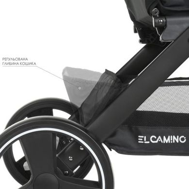 Прогулянкова коляска El Camino DYNAMIC PRO 2024 великі колеса Forest Green 270268 фото