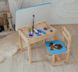 Комплект меблів дитині на 2-7 років стіл + стілець з шухлядою для малювання занять та їжі Colors 7