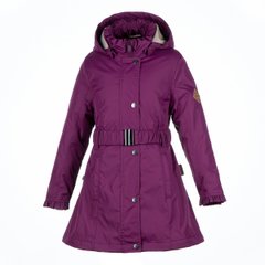 Демисезонное пальто для девочек Huppa LEANDRA, цвет-бордовый
