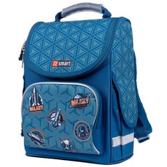 Рюкзак шкільний каркасний Smart PG-11 Galactic синий 557039 фото