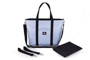 Сумка для коляски Cottonmoose Shopper 750/151 pearl blue leather (голубой эко-кожа) 623608 фото