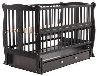 Ліжко Babyroom Грація DGMYO-3 маятник, ящик, відкидний бік бук венге 625932 фото