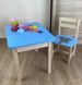 Стол и стульчик ребенку 2-7лет + ящик для рисования и учебы Colors D60